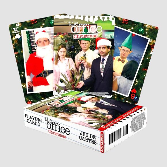 “The Office” Christmas Playing Cards Aquarius Puzzles Use With Any Card Game! - Picture 1 of 5